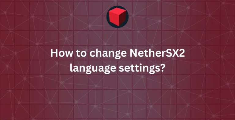 How to change NetherSX2 language settings?